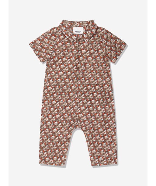 Burberry Baby Andreas Romper in Beige sur le site 