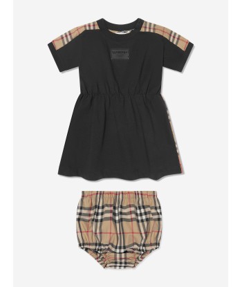 Burberry Baby Girls Lenore Dress With Bloomers in Black plus qu'un jeu 