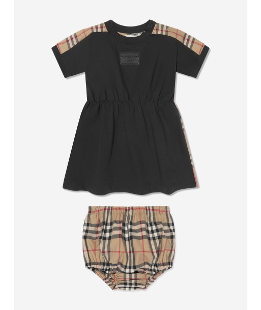 Burberry Baby Girls Lenore Dress With Bloomers in Black plus qu'un jeu 