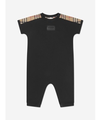 Burberry Baby Lennox Romper Set in Black Dans la société mordern