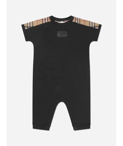 Burberry Baby Lennox Romper Set in Black Dans la société mordern