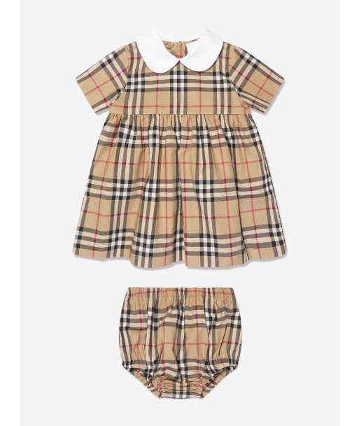 Burberry Baby Girls Geraldine Dress in Archive Beige Check online