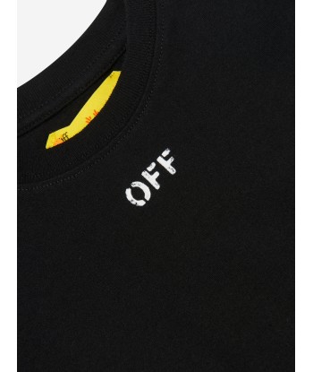 Off-White Girls Cotton Industrial Logo Band T-Shirt Dress Jusqu'à 80% De Réduction