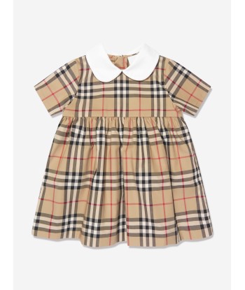 Burberry Baby Girls Geraldine Dress in Archive Beige Check online