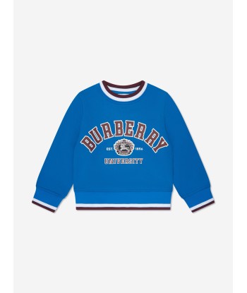 Burberry Boys College Sweatshirt in Blue Economisez 