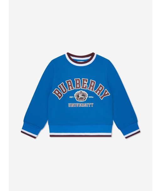 Burberry Boys College Sweatshirt in Blue Economisez 