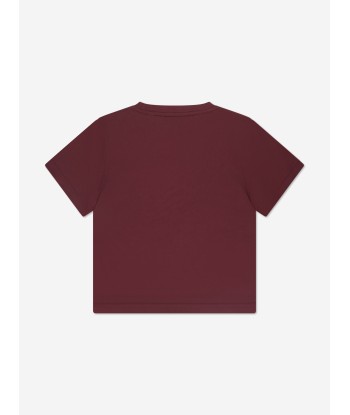 Burberry Boys Cedar College T-Shirt in Maroon une grave pollution 