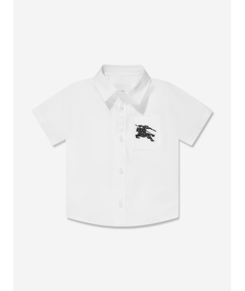 Burberry Baby Boys Mini Owen Shirt in White Vous souhaitez 