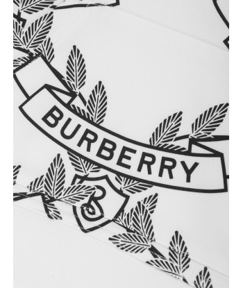 Burberry Boys Talbot Crest Hoodie in White suggérées chez