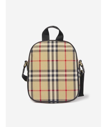 Burberry Girls Crossbody Check Bag in Archive Beige En savoir plus