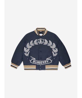 Burberry Boys Kaziah Sports Jacket in Navy des créatures d'habitude