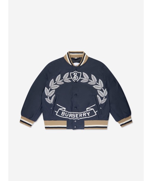 Burberry Boys Kaziah Sports Jacket in Navy des créatures d'habitude