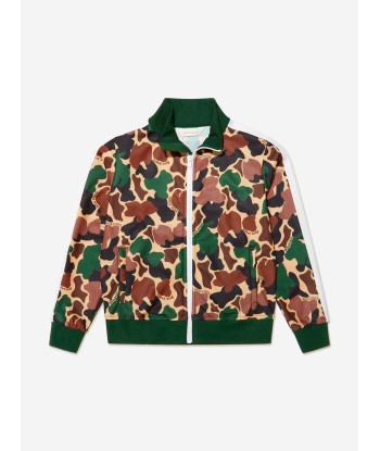 Palm Angels Boys Camouflage Print Track Jacket meilleur choix