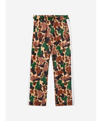 Palm Angels Boys Camouflage Print Track Pants pas cher 