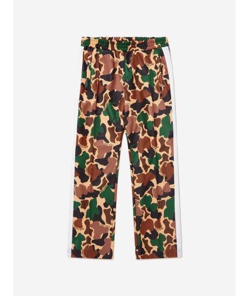 Palm Angels Boys Camouflage Print Track Pants pas cher 