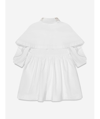 Burberry Baby Girls Mini Lyria Dress in White 2023