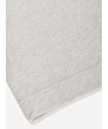 Burberry Girls Aldith Varsity T-Shirt in Grey Découvrez la collection