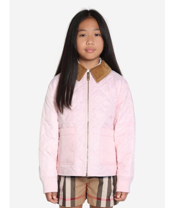 Burberry Girls Otis Quilted Coat in Pink 2 - 3 jours ouvrés.