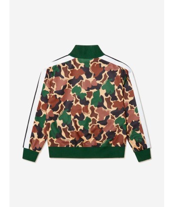 Palm Angels Boys Camouflage Print Track Jacket meilleur choix