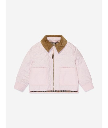 Burberry Girls Otis Quilted Coat in Pink 2 - 3 jours ouvrés.