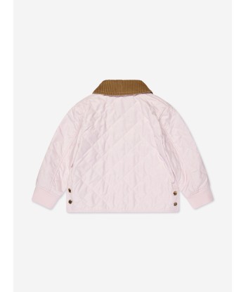 Burberry Girls Otis Quilted Coat in Pink 2 - 3 jours ouvrés.