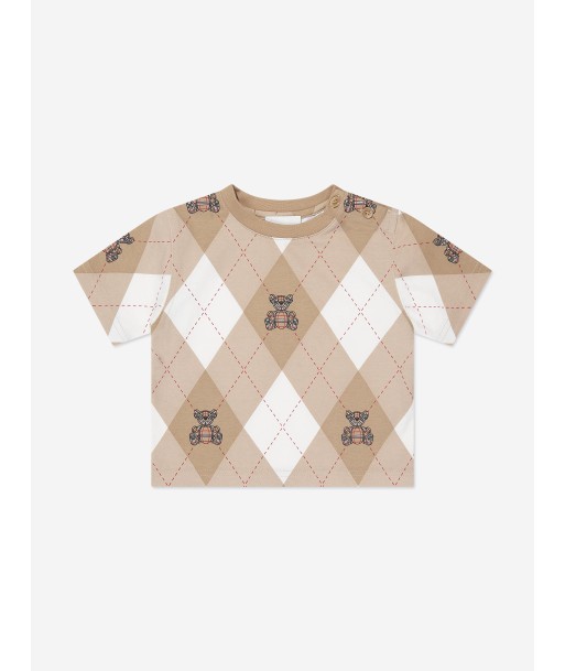 Burberry Baby Boys Cedar Bear T-Shirt in Soft Fawn les ctes