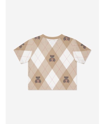 Burberry Baby Boys Cedar Bear T-Shirt in Soft Fawn les ctes