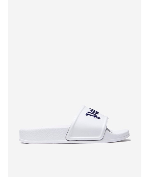 Palm Angels Boys Logo Print Sliders Comment ça marche