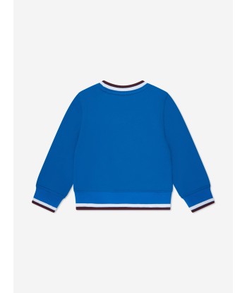 Burberry Baby Boys Mini College Sweatshirt in Blue des créatures d'habitude