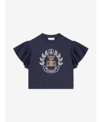 Burberry Baby Girls Mini Alexas Bear T-Shirt in Blue En savoir plus