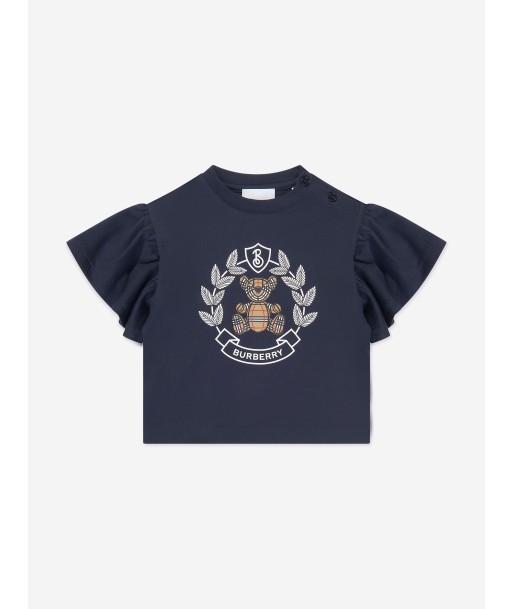 Burberry Baby Girls Mini Alexas Bear T-Shirt in Blue En savoir plus