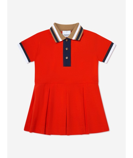 Burberry Baby Girls Mini Serena Polo Dress in Red 2023