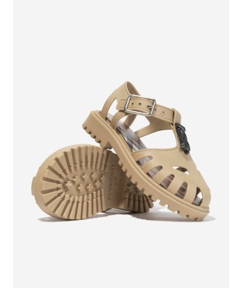 Burberry Kids Rubber Sandals in Archive Beige Venez découvrir notre 