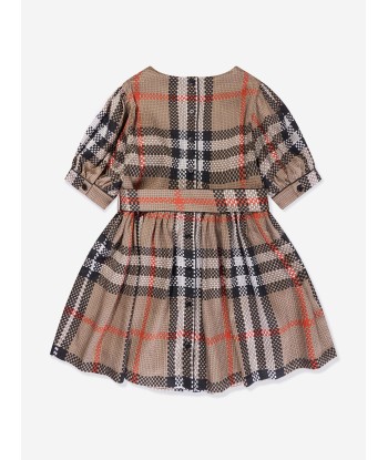 Burberry Girls Marva Check Dress in Archive Beige l'achat 