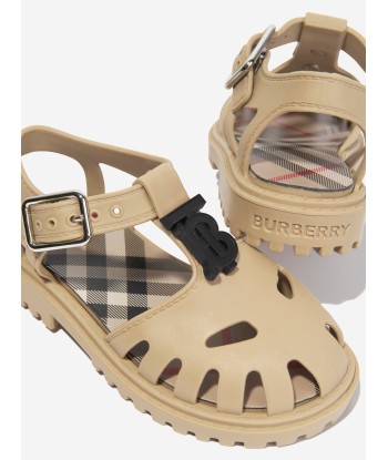 Burberry Kids Rubber Sandals in Archive Beige Venez découvrir notre 