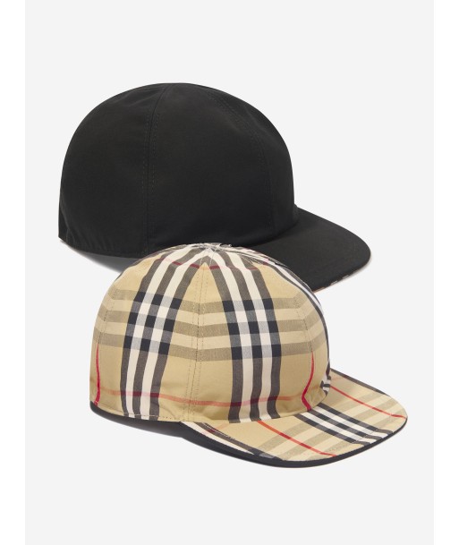 Burberry Kids Reversible Cap in Black sélection de produits