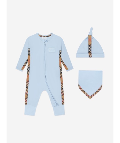 Burberry Baby Boys Claude Gift Set on Blue de pas cher