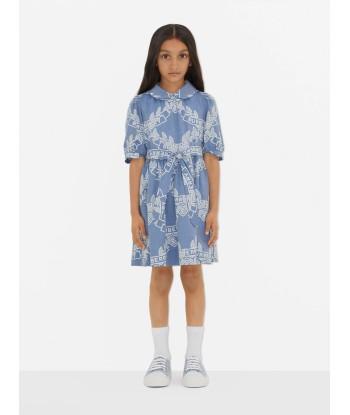 Burberry Girls Mariele Crest Dress in Blue Toutes les collections ici