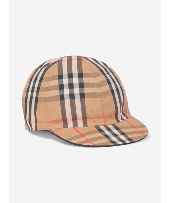 Burberry Baby Reversible Cap in Black en ligne des produits 