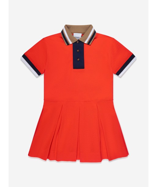 Burberry Girls Serena Varsity Dress in Red JUSQU'A -70%! 