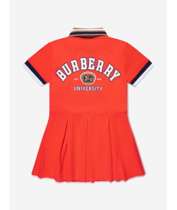 Burberry Girls Serena Varsity Dress in Red JUSQU'A -70%! 