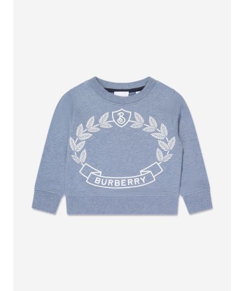 Burberry Girls Crest Sweatshirt in Blue prix pour 