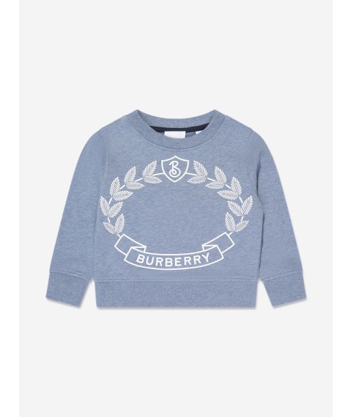 Burberry Girls Crest Sweatshirt in Blue prix pour 