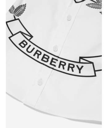 Burberry Baby Boys Mini Owen Shirt in White soldes