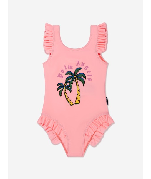 Palm Angels Girls Palm Tree Print Swimsuit sur le site 