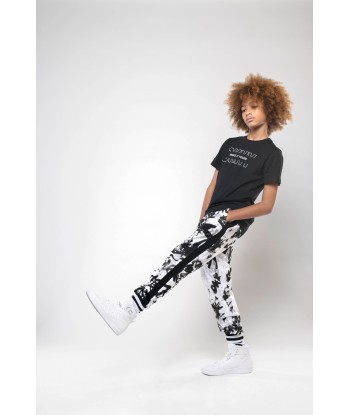 DKNY Boys Graffiti Print Joggers in White Les êtres humains sont 