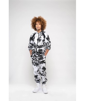 DKNY Boys Graffiti Zip Up Top in White Vous souhaitez 