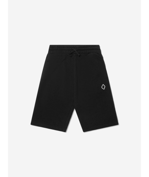 Marcelo Burlon Boys Cotton Logo Print Sweat Shorts commande en ligne