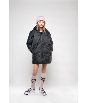 DKNY Girls Reversible Down Puffer Jacket in Black les ctes