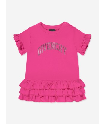 Givenchy Baby Girls Logo Print Dress in Pink les ctes